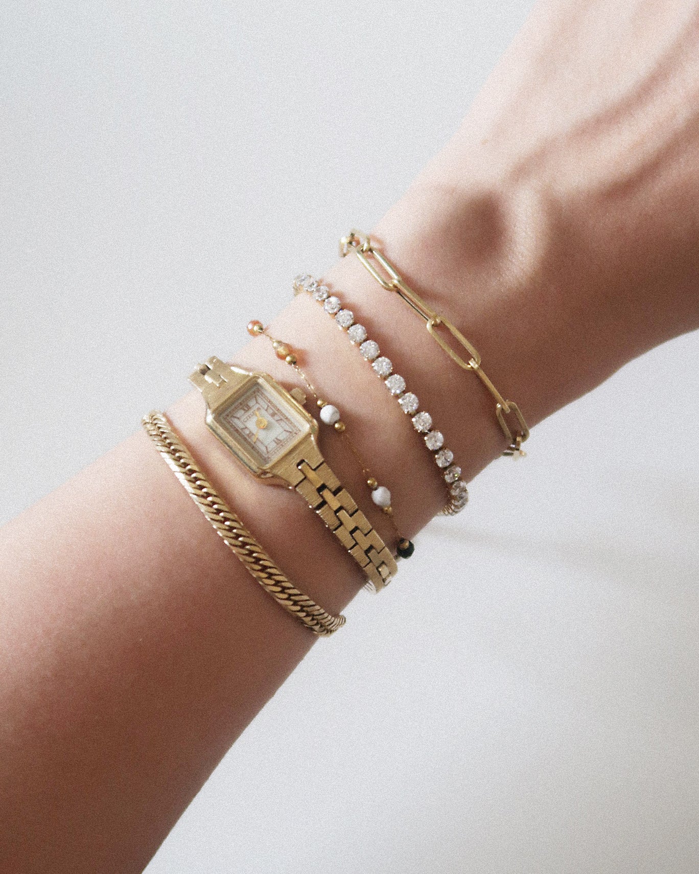 18K Stainless Steel Minimalist Watch