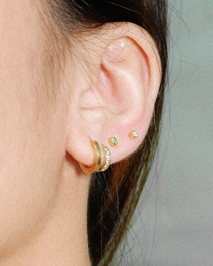 The Tiny Birthstone Earrings