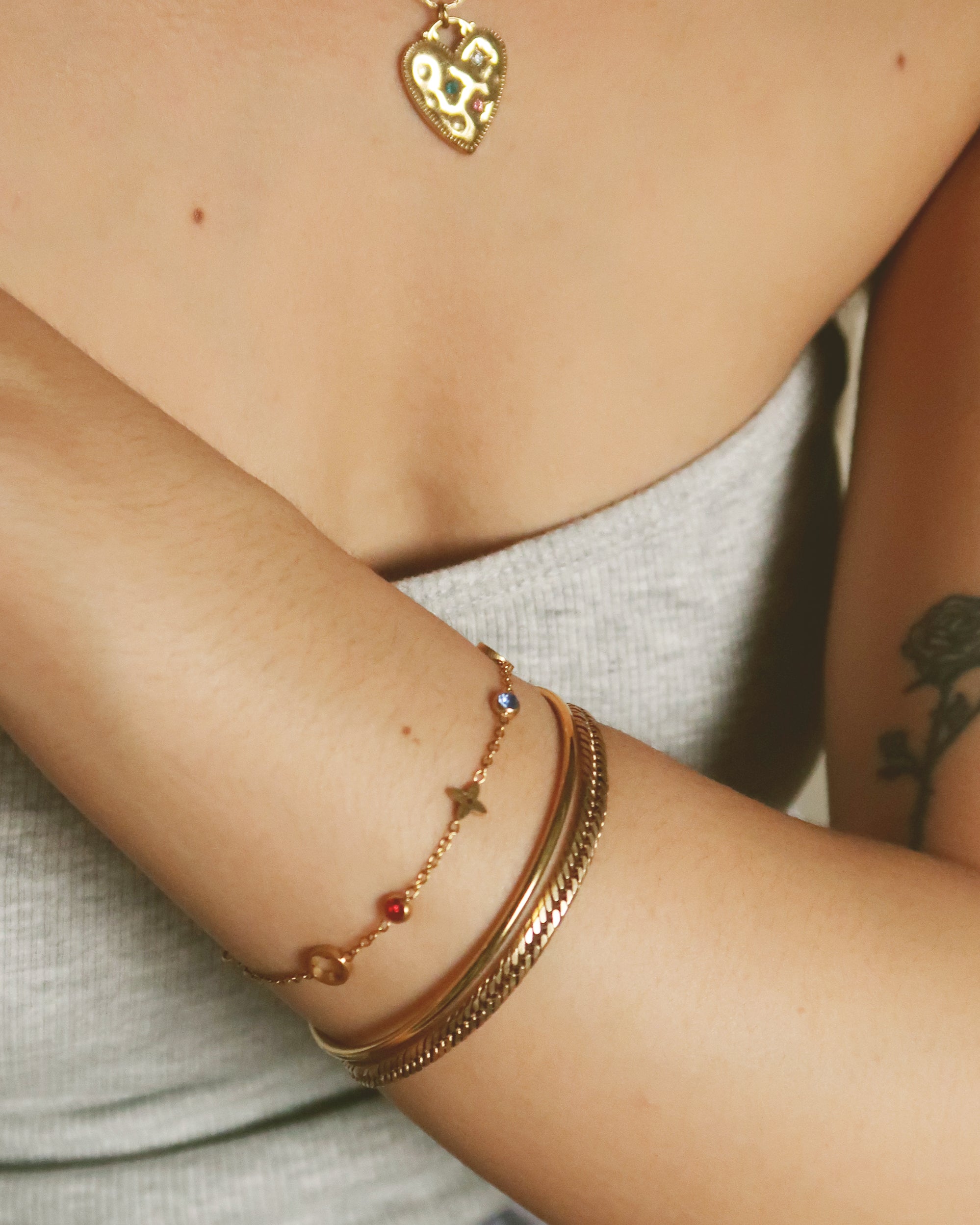 The Color Play Clover Birthstone Bracelet and Anklet