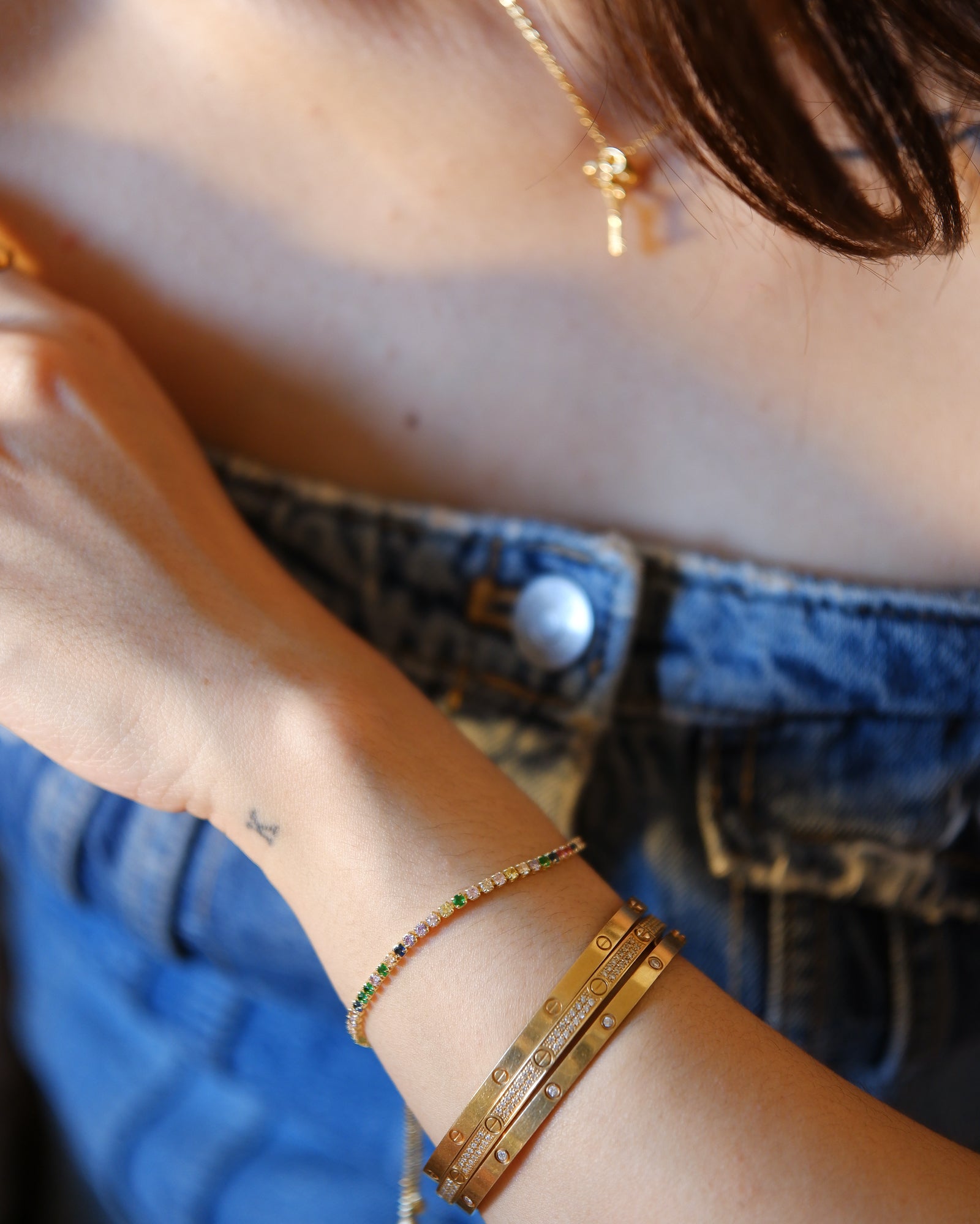 The Any-size Mini Tennis Color Play Bracelet