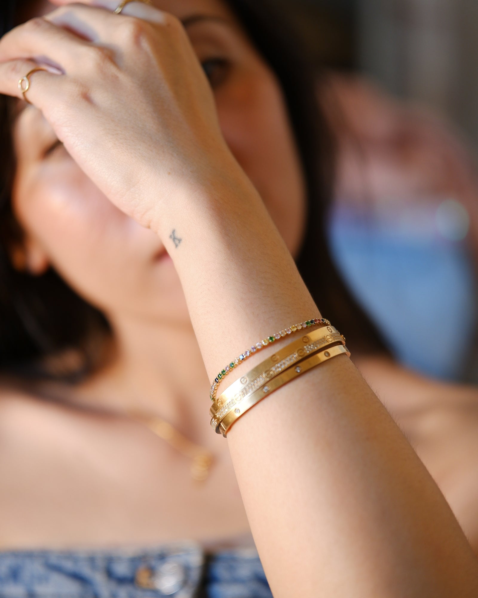 The Any-size Mini Tennis Color Play Bracelet