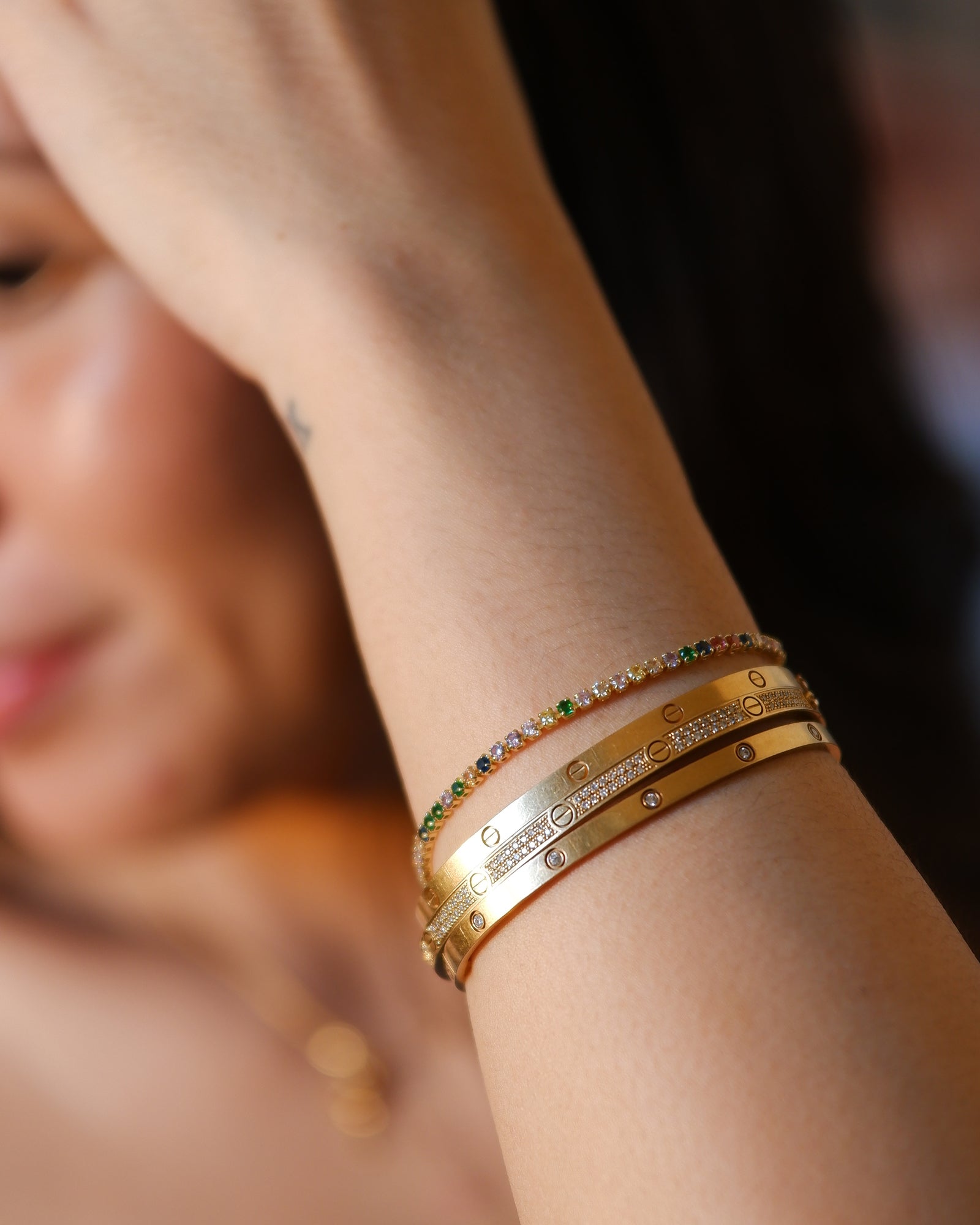 The Any-size Mini Tennis Color Play Bracelet