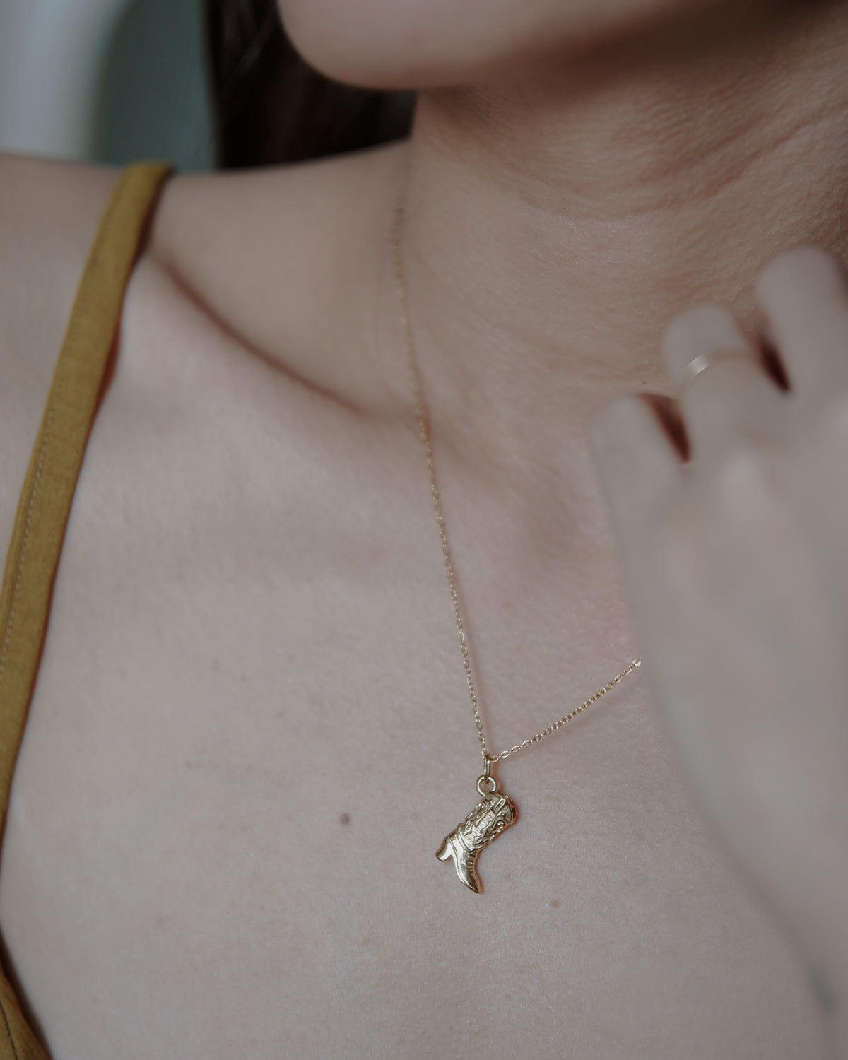 The Texas Cowboy Boots Necklace