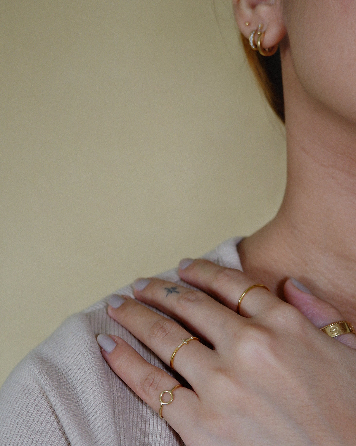 The Good Karma Ring in Solid Gold