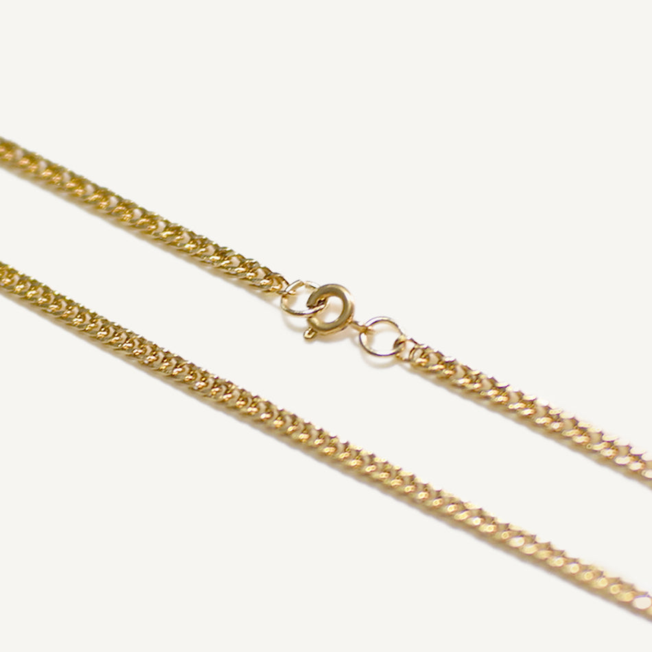 The Melting Gold Iced Heart Necklace