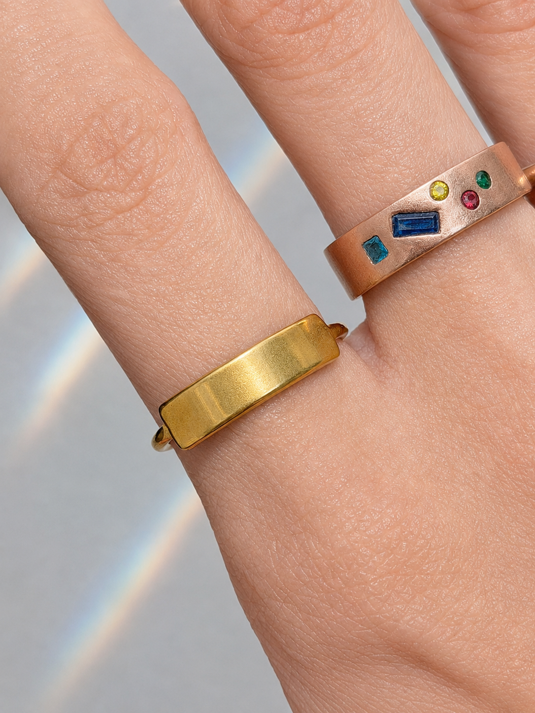 The Dainty Bar Ring