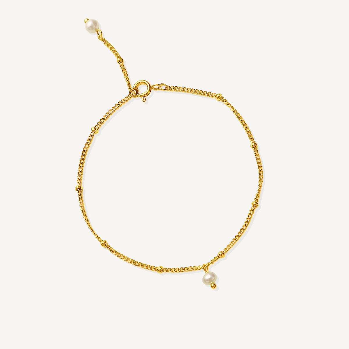 The Dangling Pearl Subtle Ball Bracelet