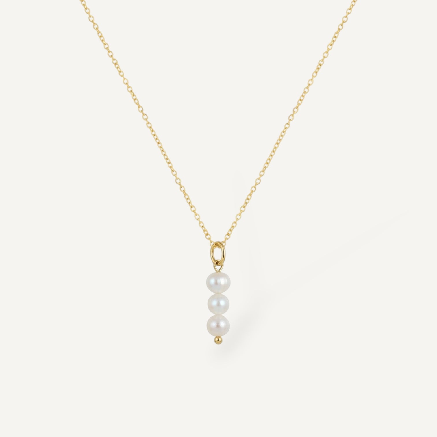 The Floating Stacked Pearls Necklace