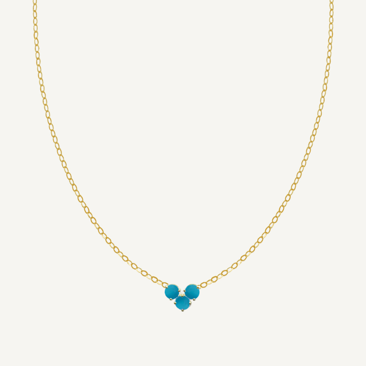 The Heart Birthstone Necklace in Solid Gold