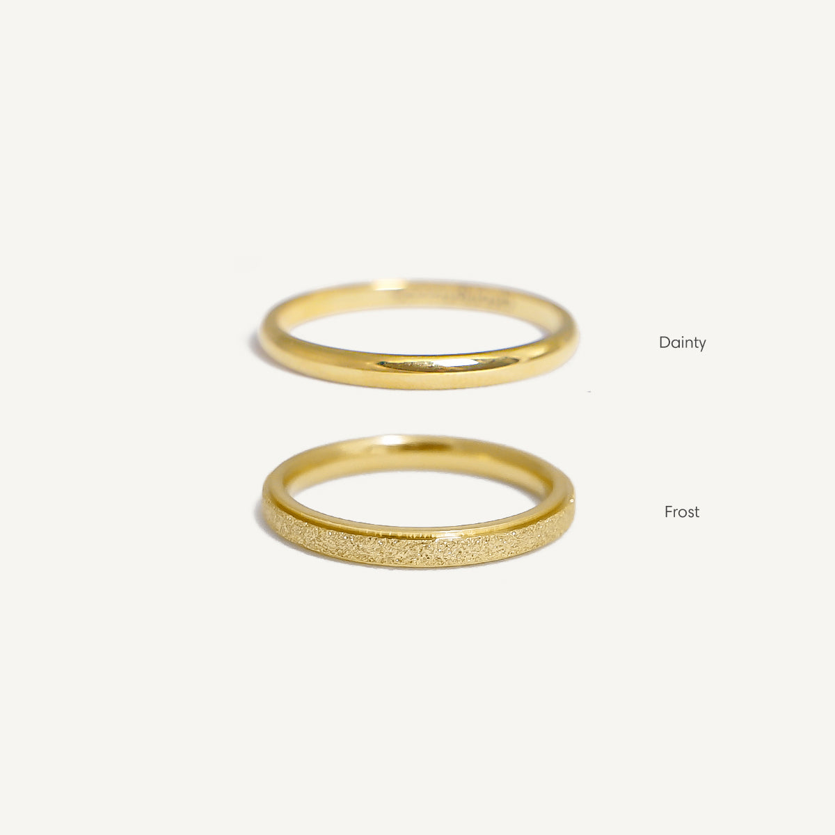 The Dainty and Frost Ring Bundle