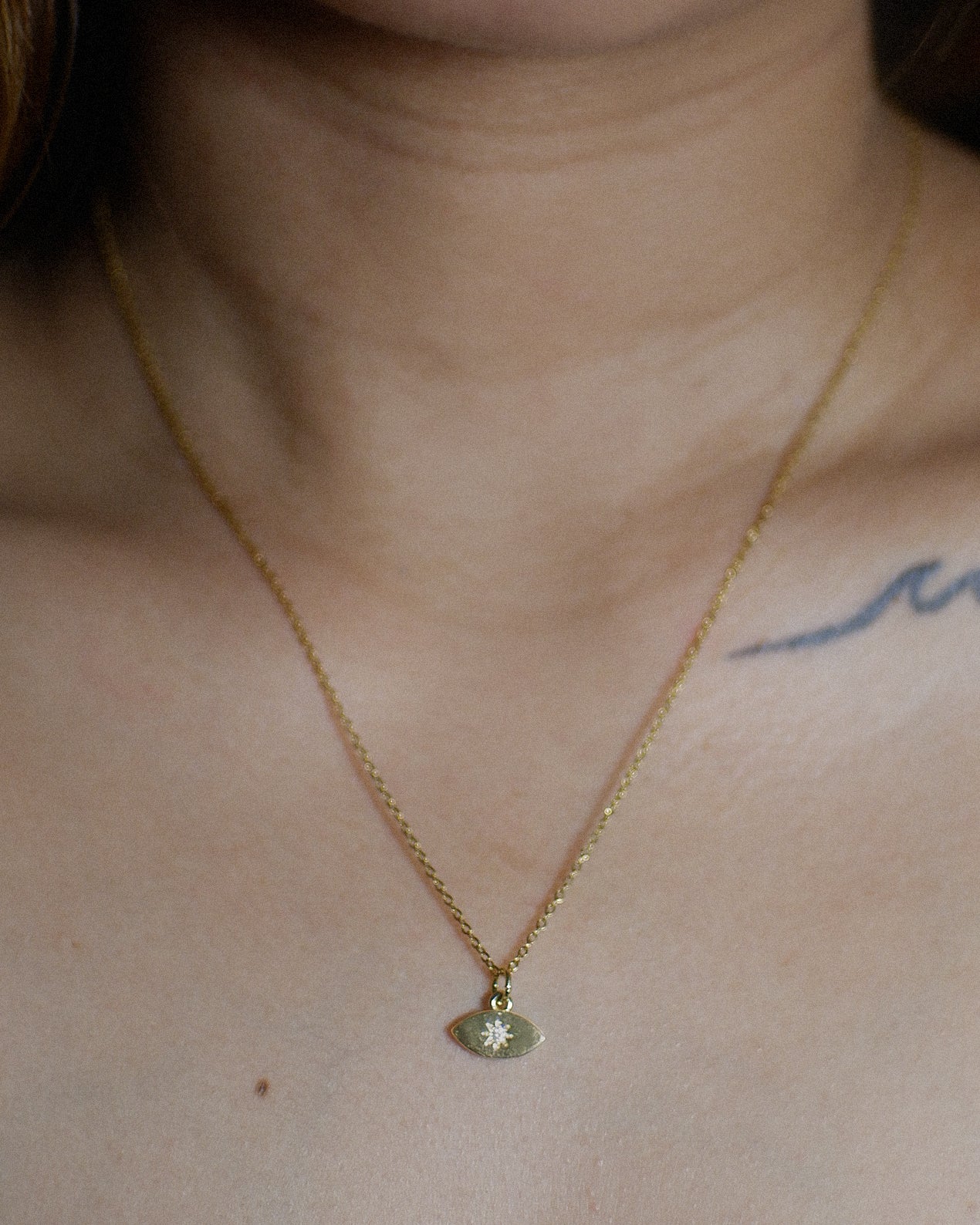 The Dotted Evil Eye Necklace