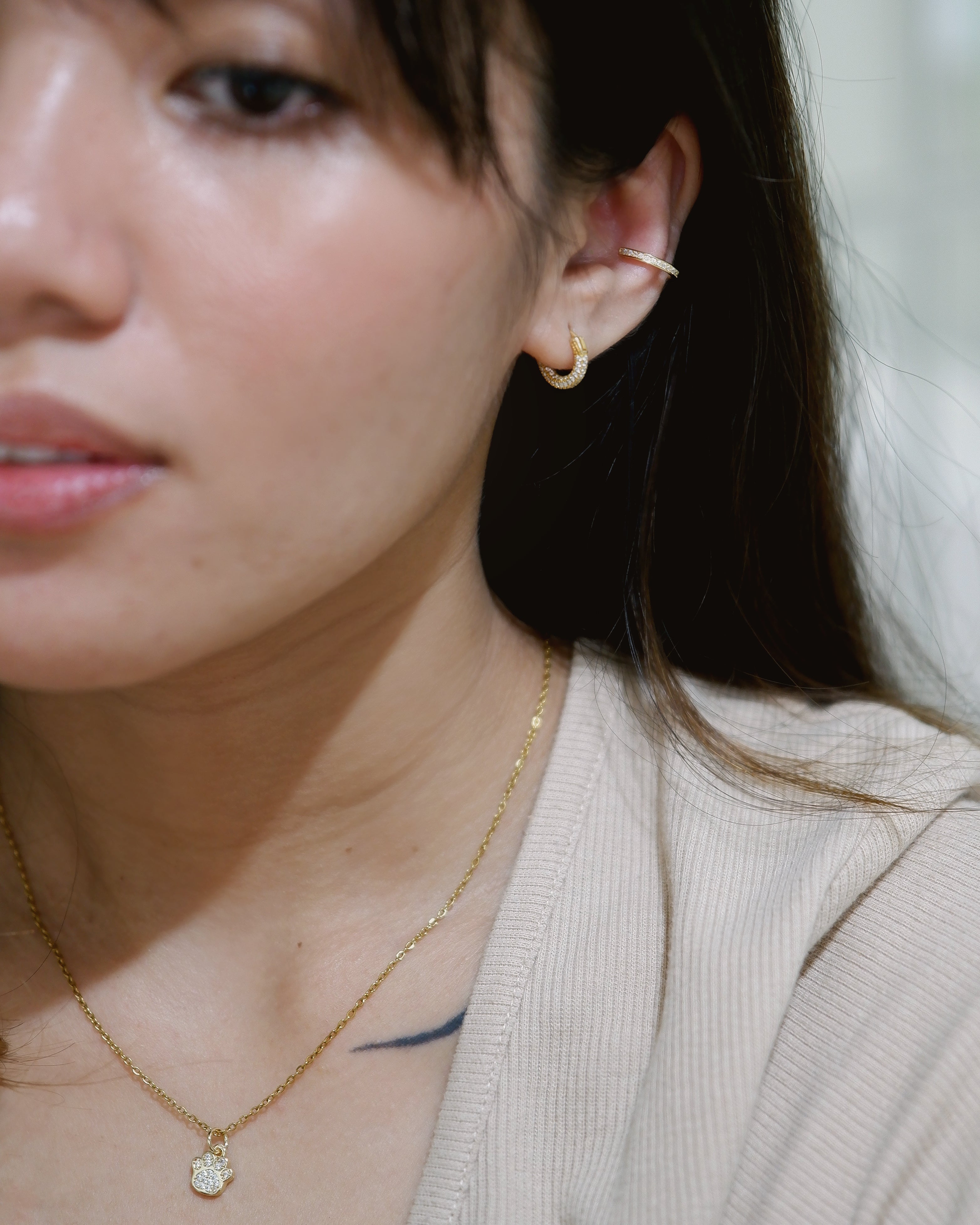 The Multi Birthstone Color Play Ear Cuff (No piercing needed)