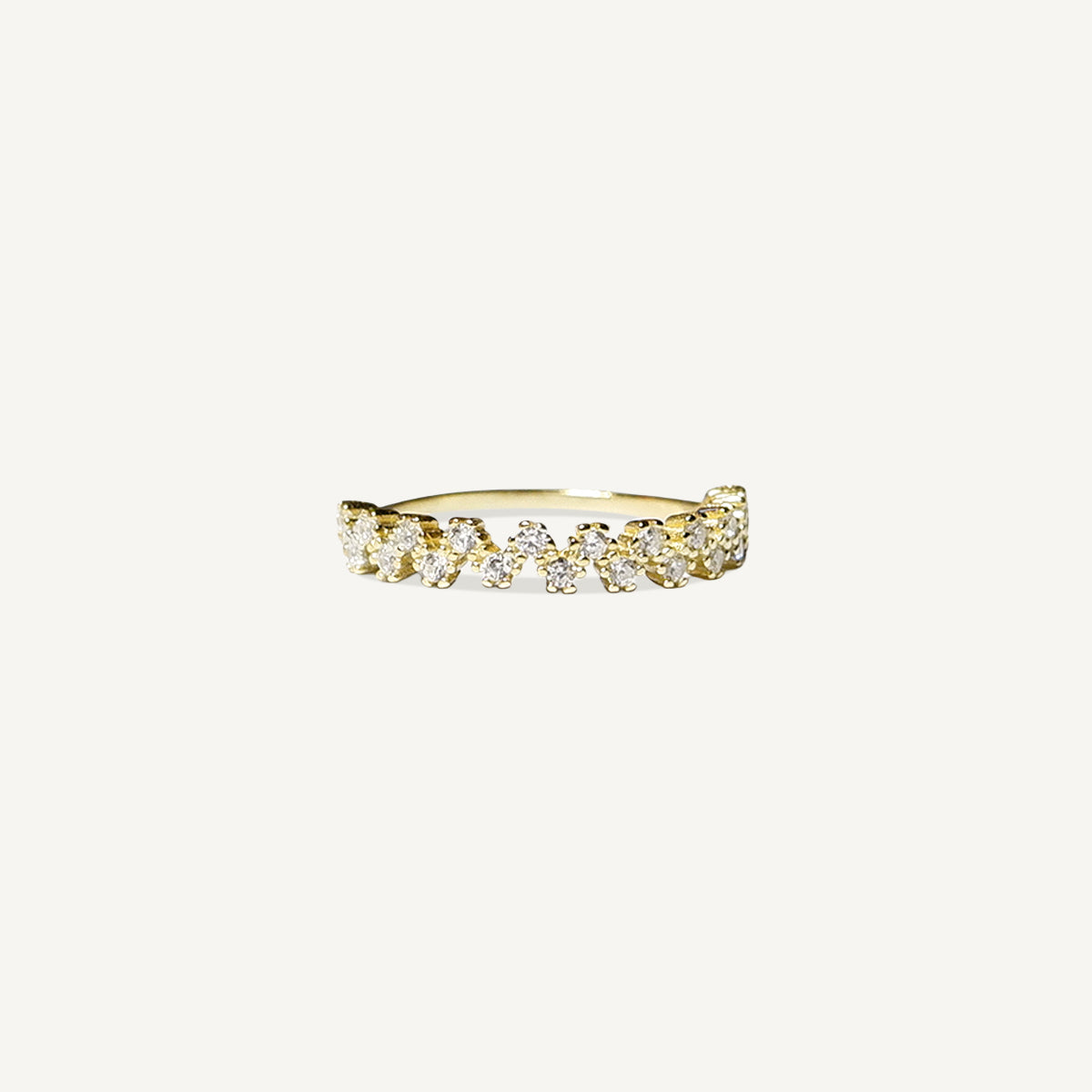 The Edgy Half Eternity Ring