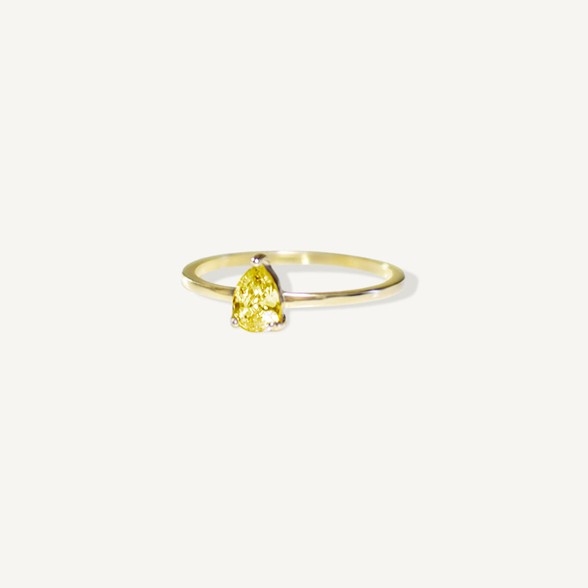 The Elena Yellow Topaz Ring in Size 7 | Gift Shop