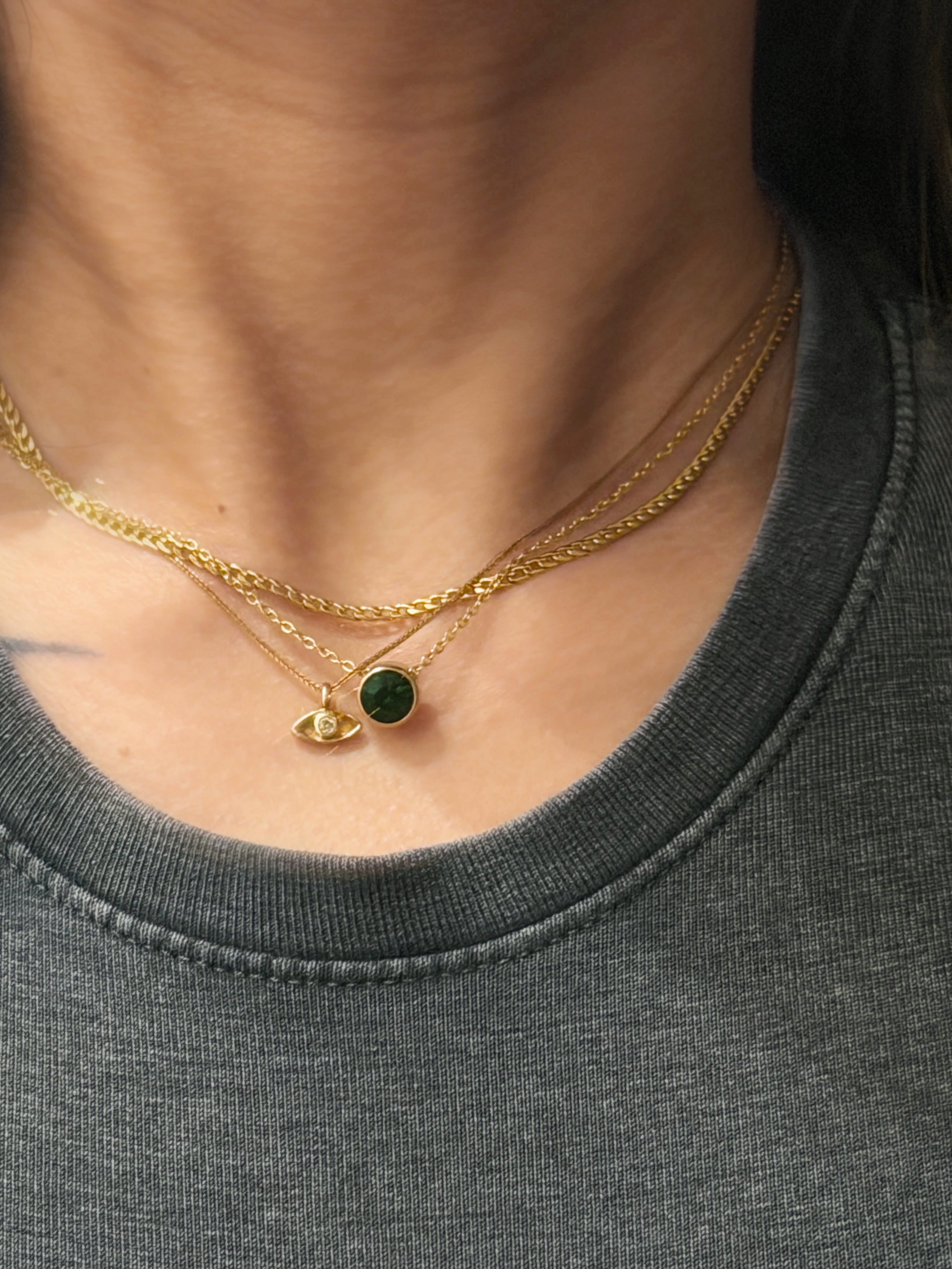 The Classic Emerald Solitaire Necklace | Holiday Shop