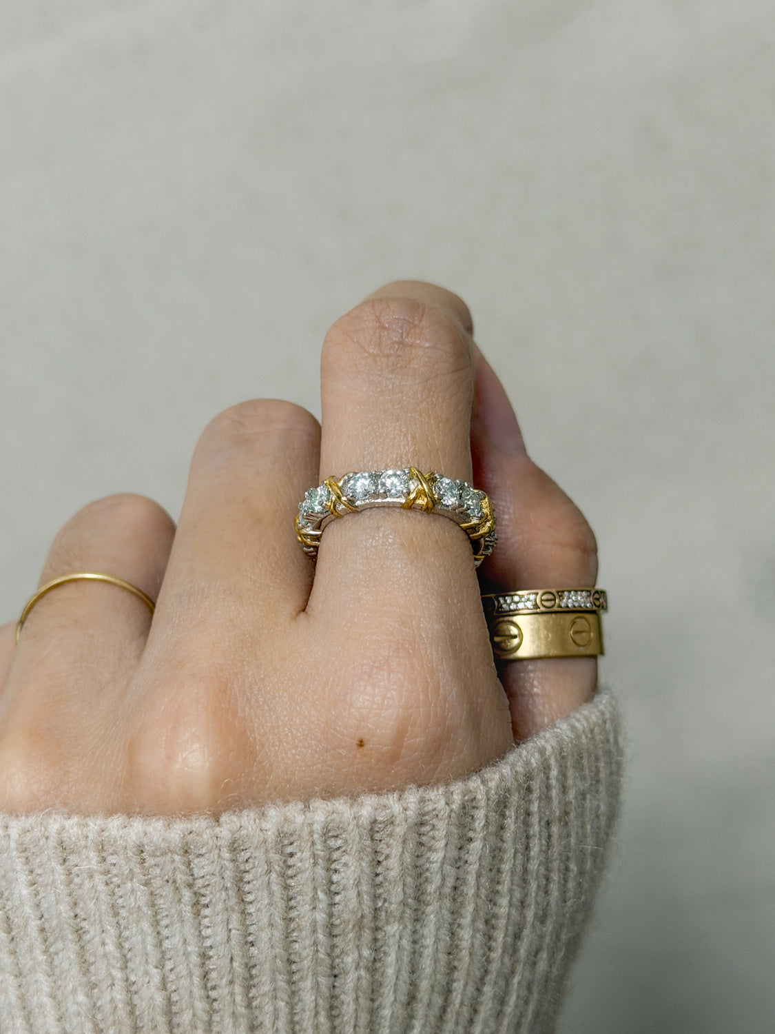 The Estelle Xo Moissanite Ring in Size 5