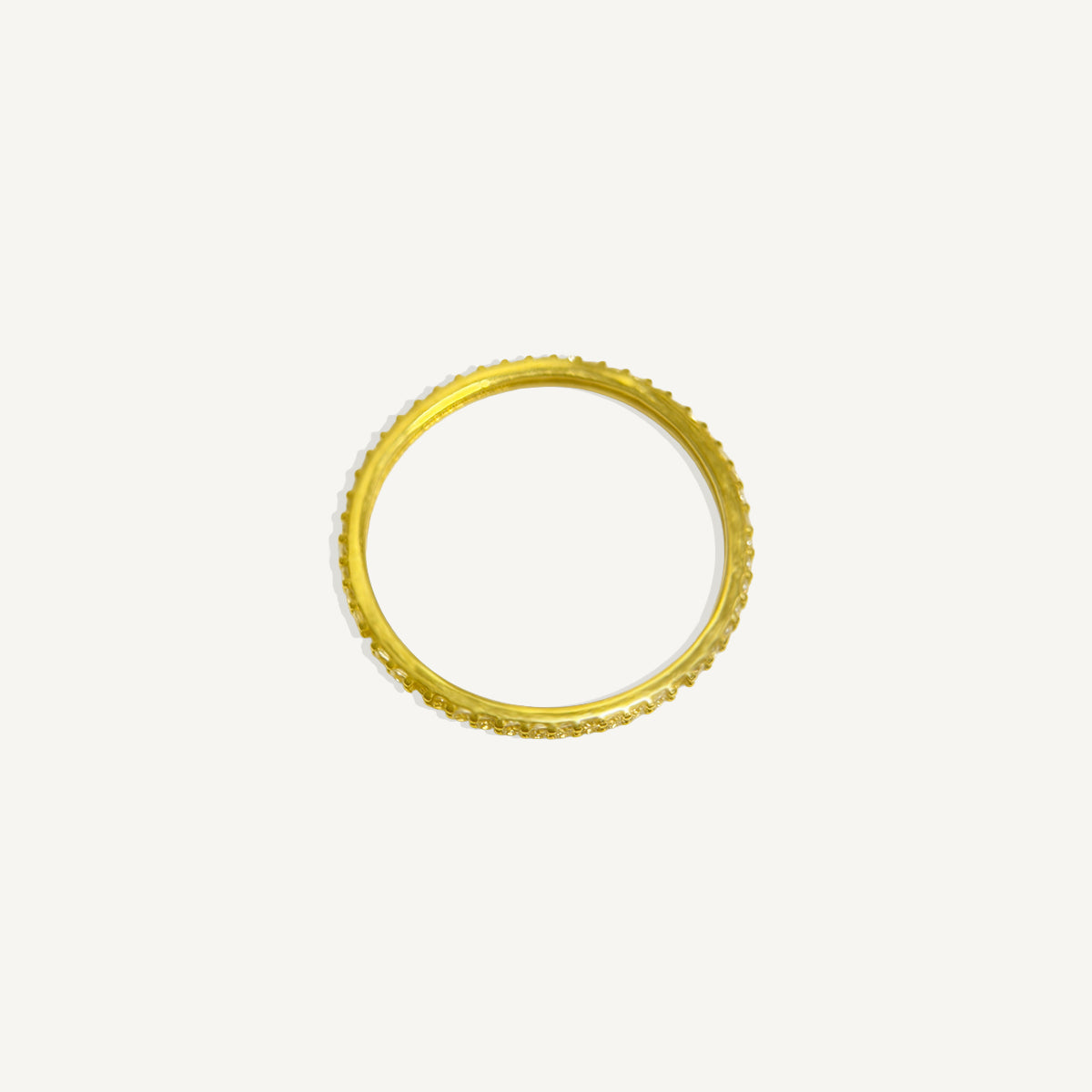 The OG Slim Eternity Band in Solid Gold (Limited)