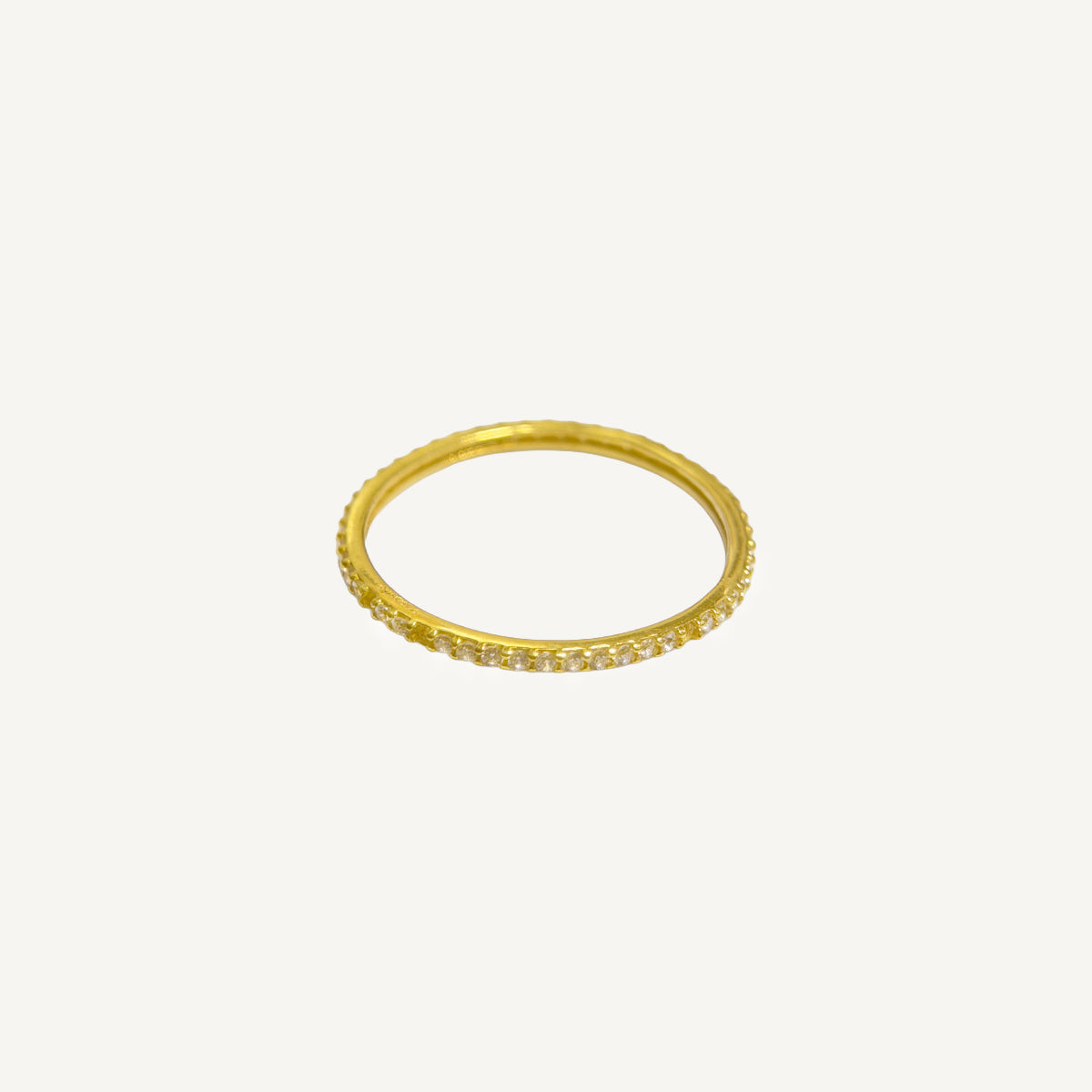 The OG Slim Eternity Band in Solid Gold (Limited)