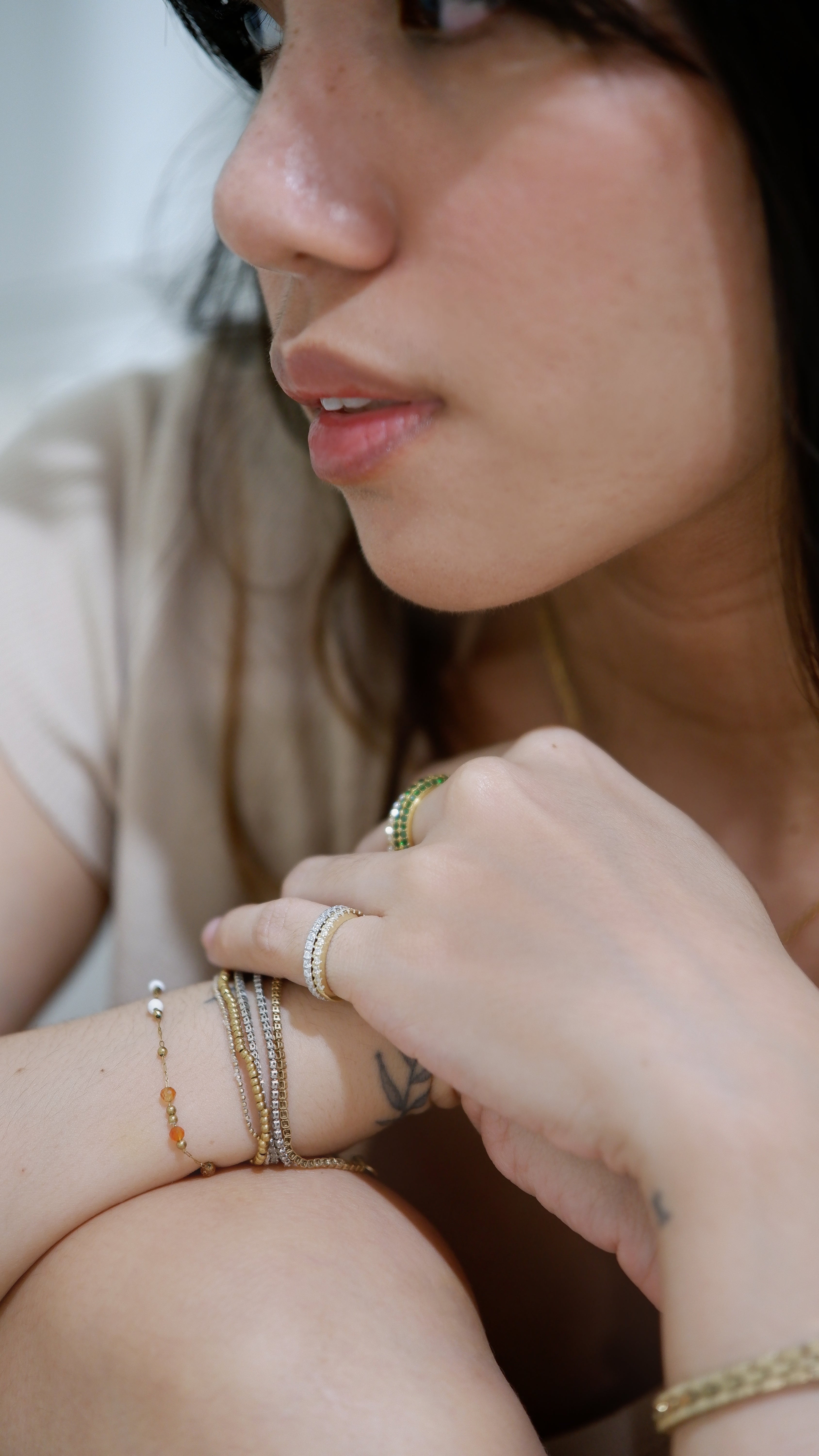 The Classic Half/Full Eternity Pinky Ring