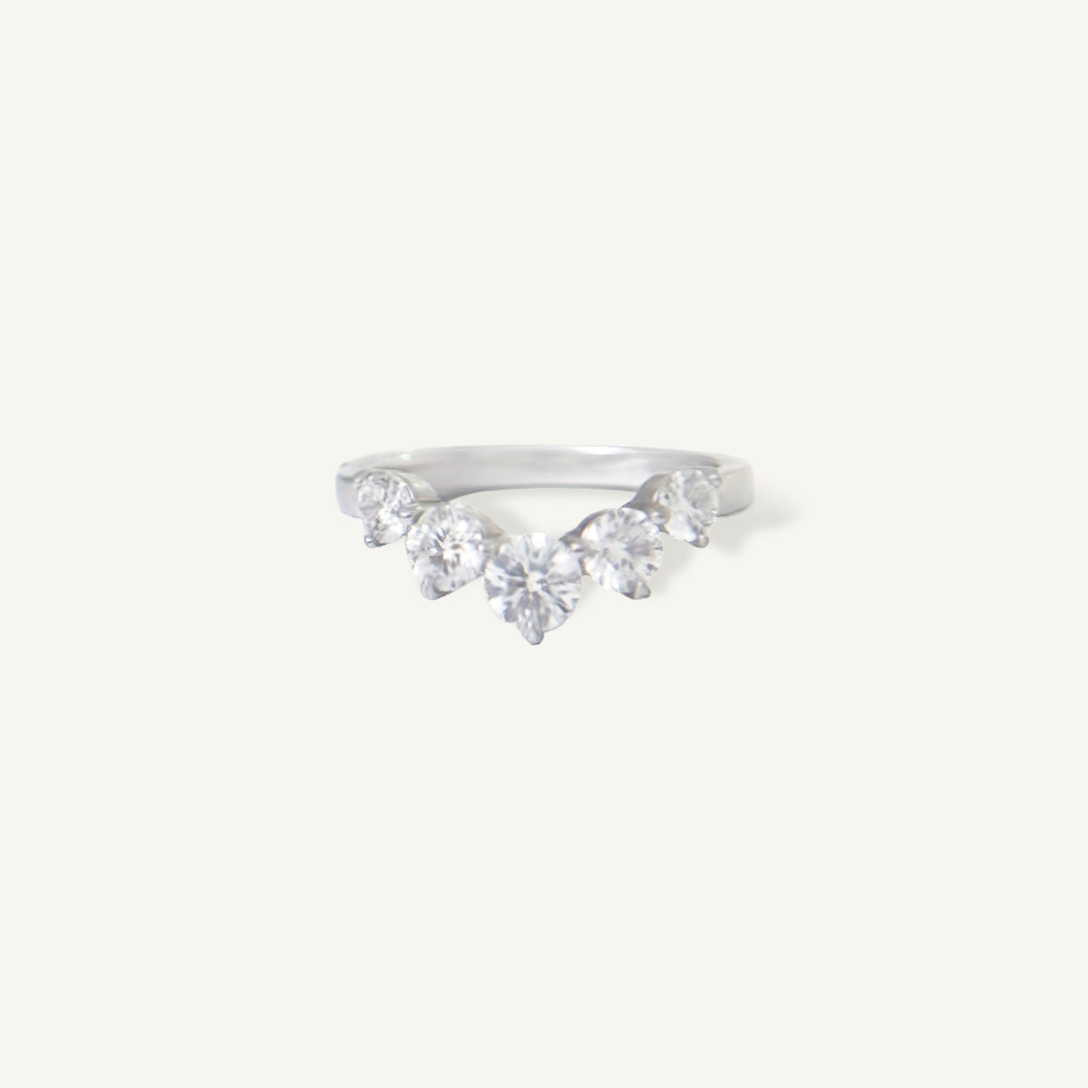 The Everlast Chunky Moissanite Ring