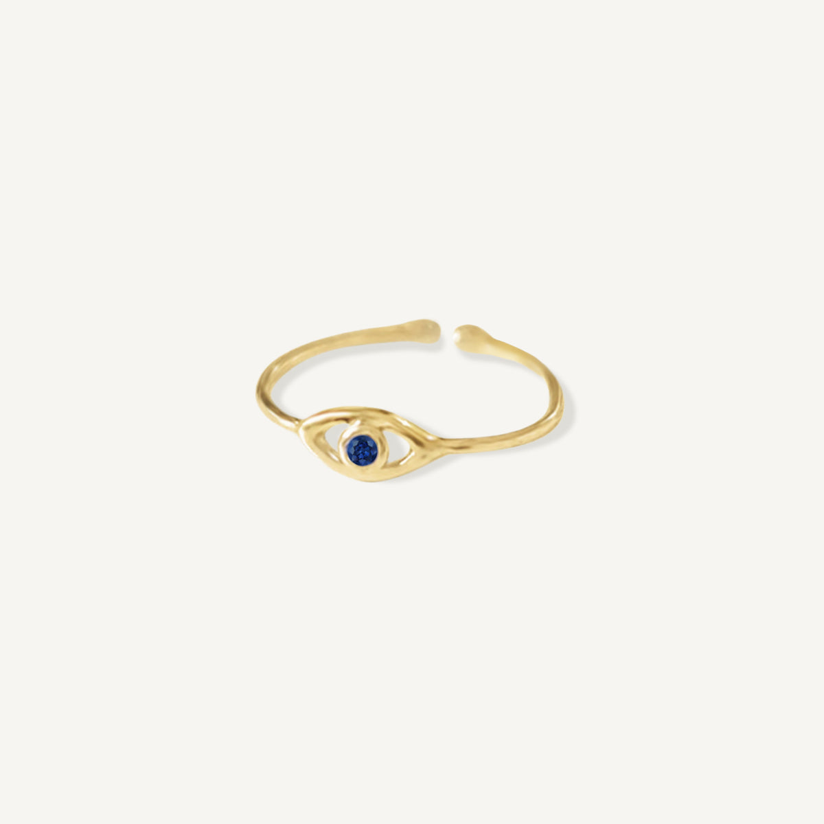 The Any-size Evil Eye Birthstone Pinky Ring