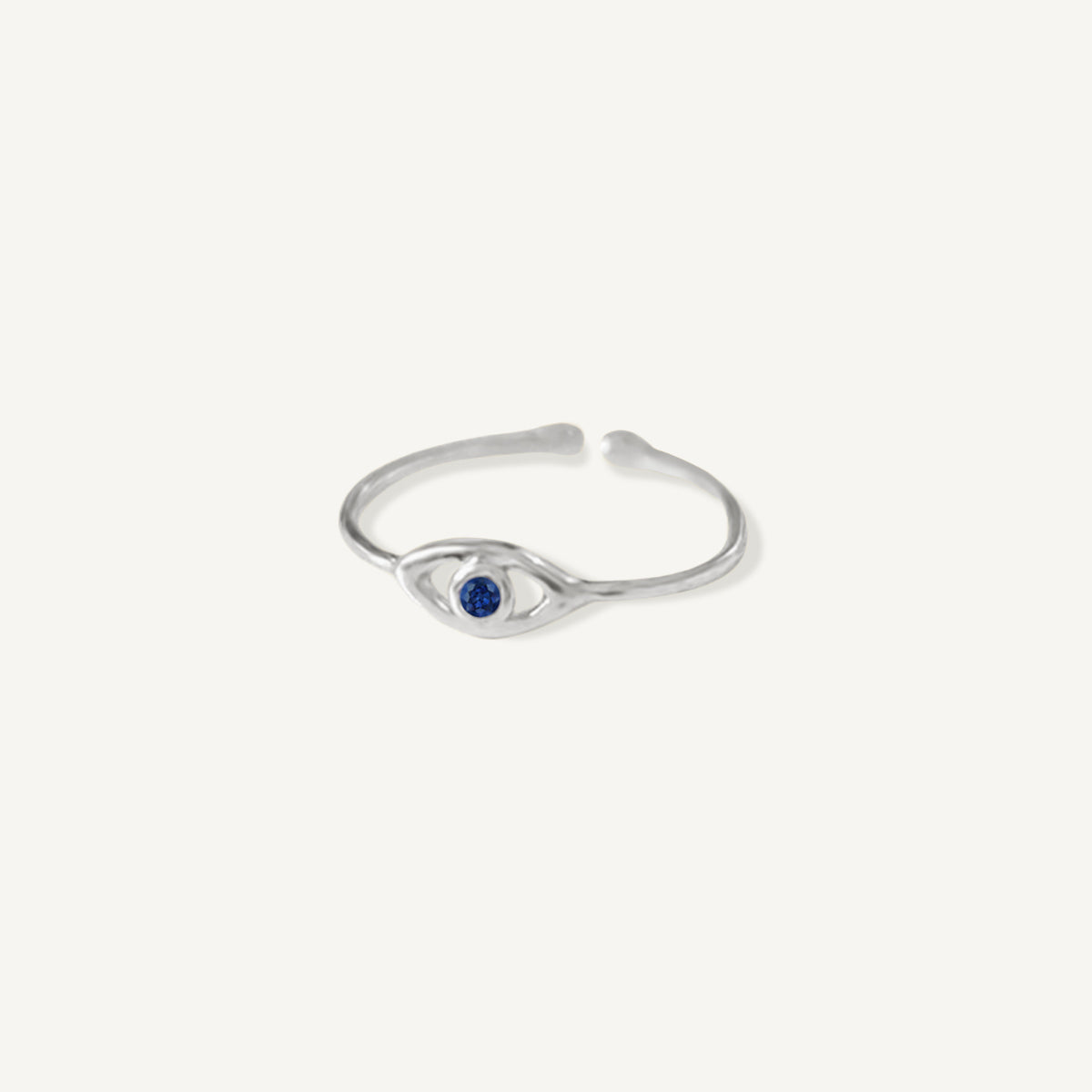 The Any-size Evil Eye Birthstone Pinky Ring