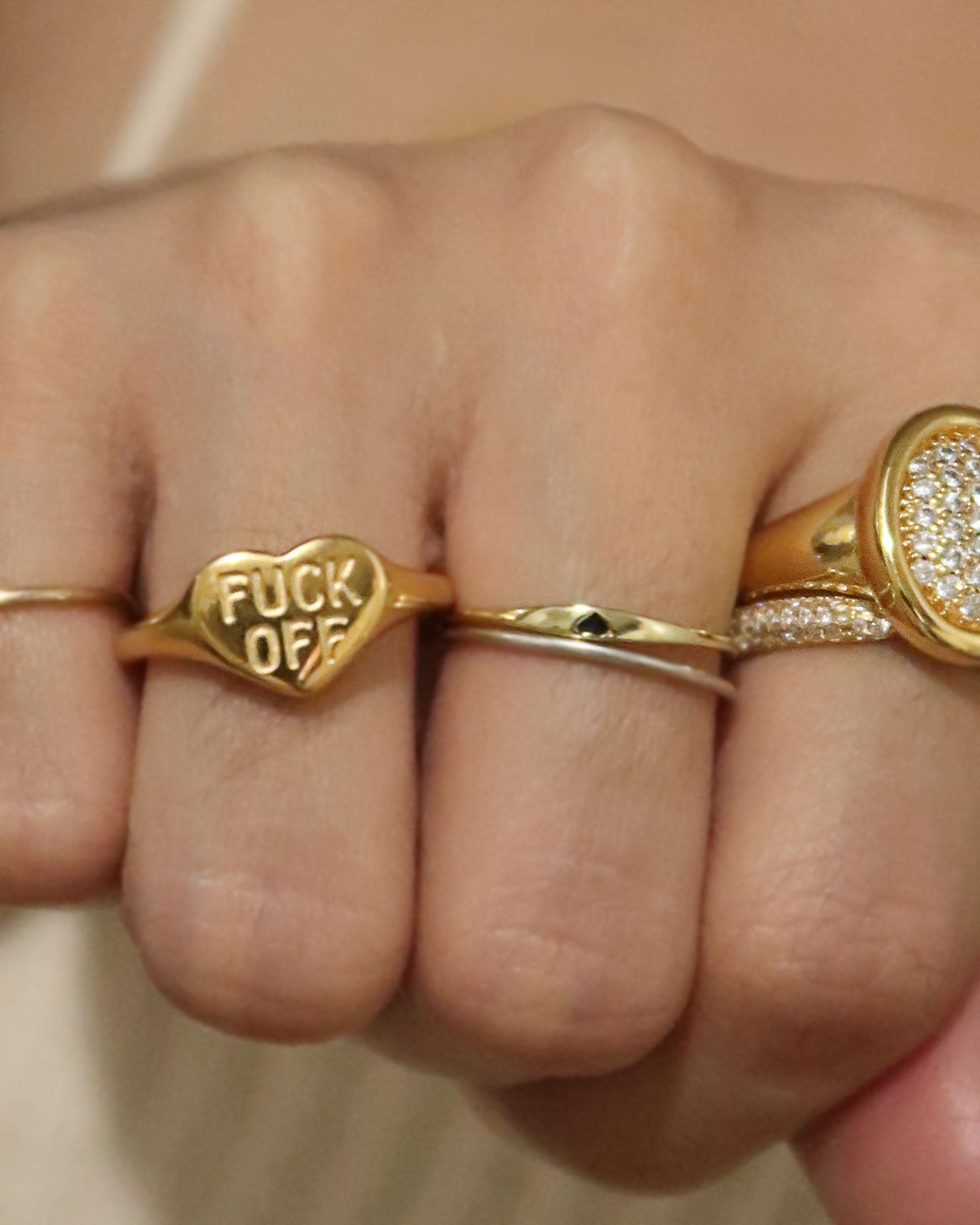 The F-Off Signet Ring
