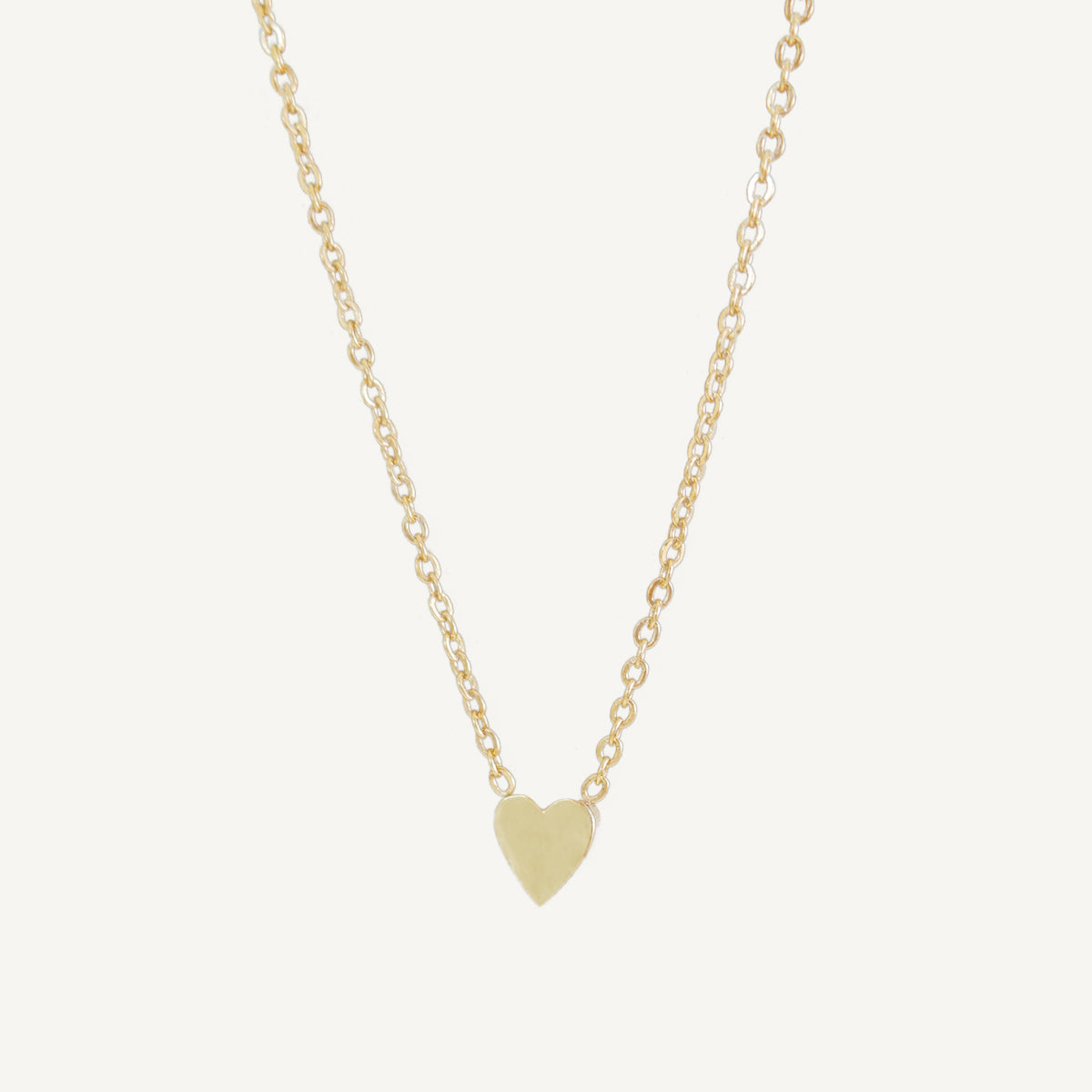 The Flat Heart Necklace