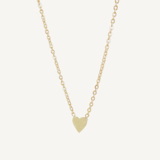 The Flat Heart Necklace