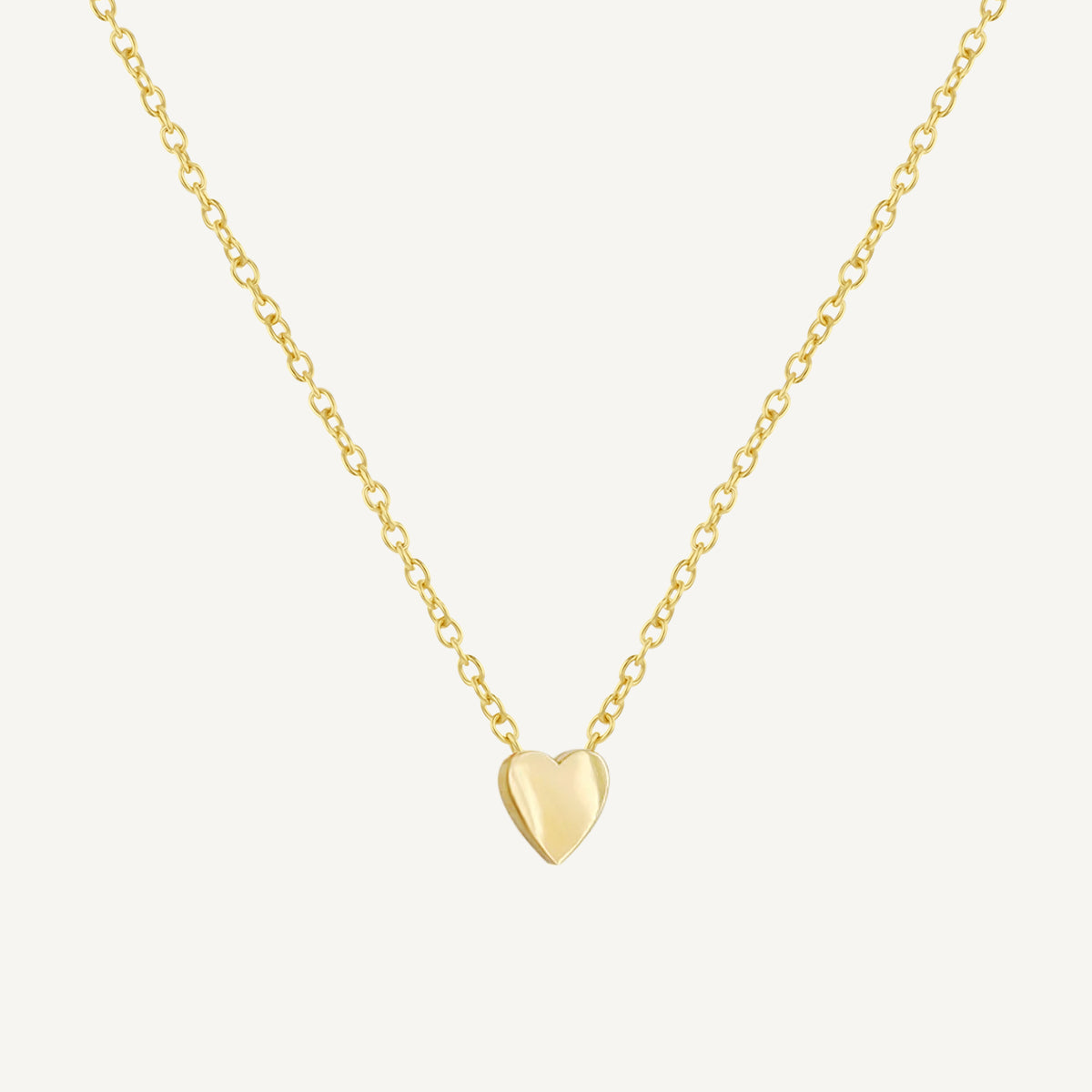 The Flat Heart Necklace