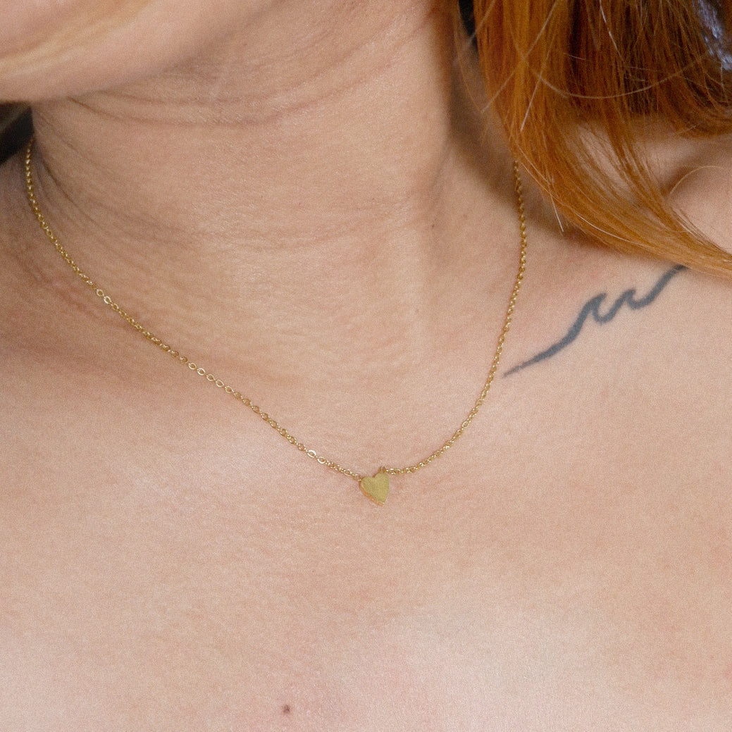 The Flat Heart Necklace