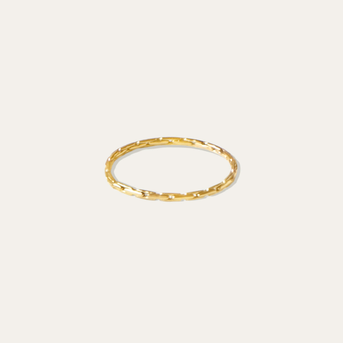 The Flat Link Chain Ring