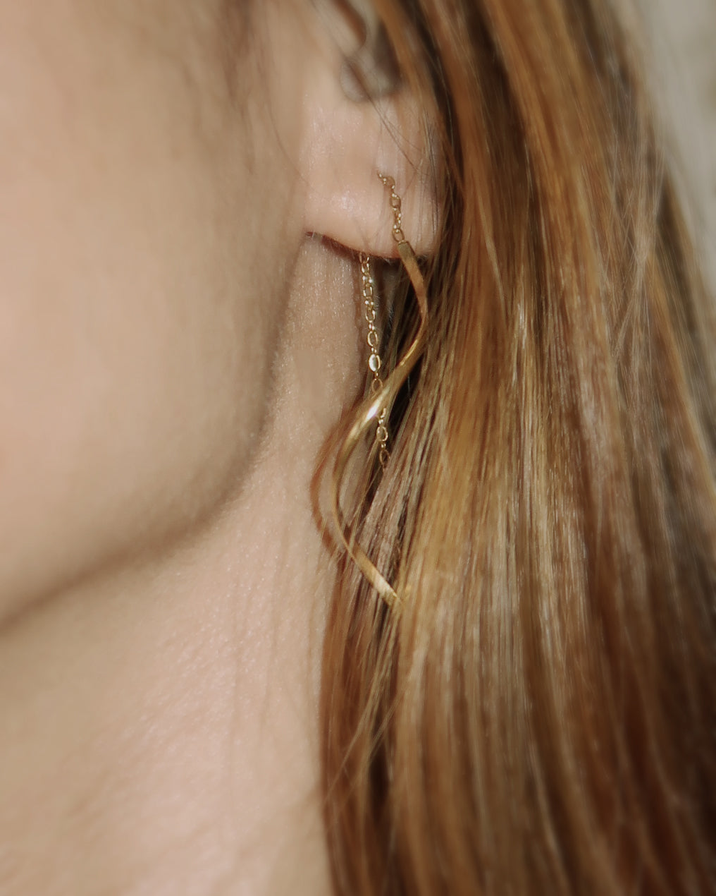 The Flowy Long Drop Earrings