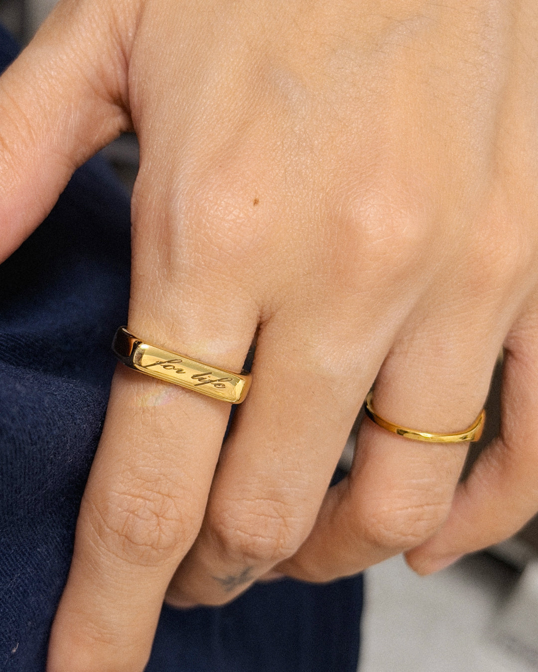 The Flat Signet Ring, Engraved For Life