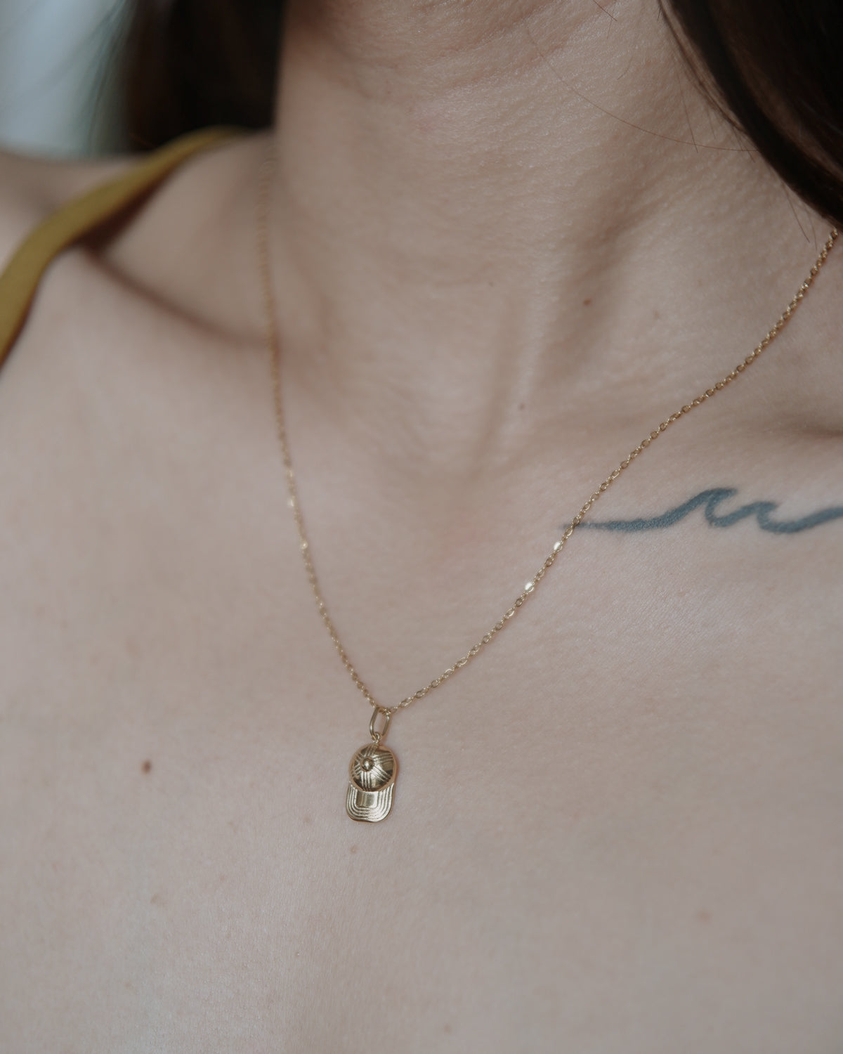 The Dainty Golden Cap Necklace