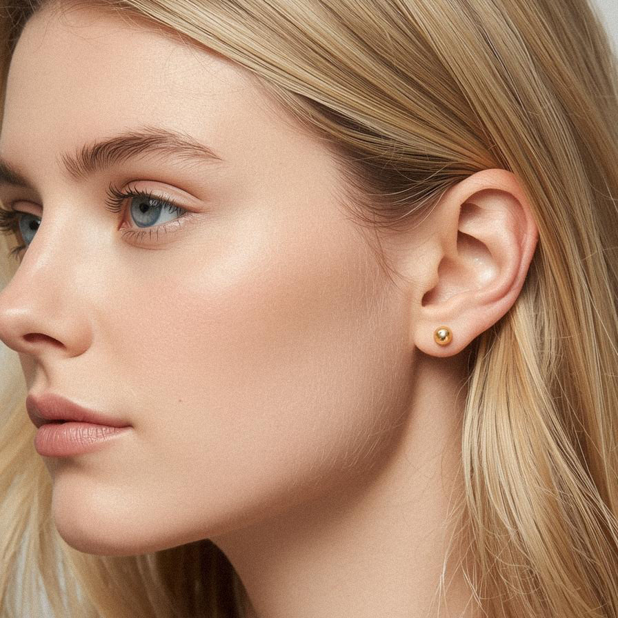 The Golden Ball Earrings