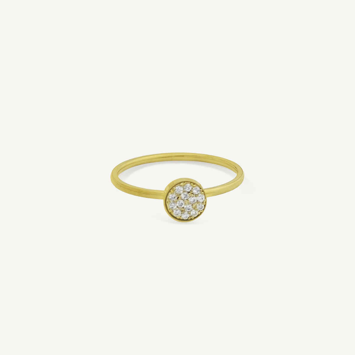 The Good Karma Pave Birthstone Ring