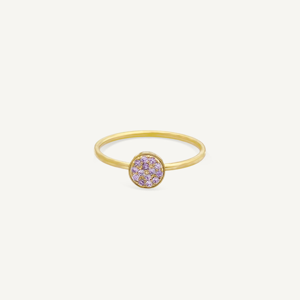 The Good Karma Pave Birthstone Ring