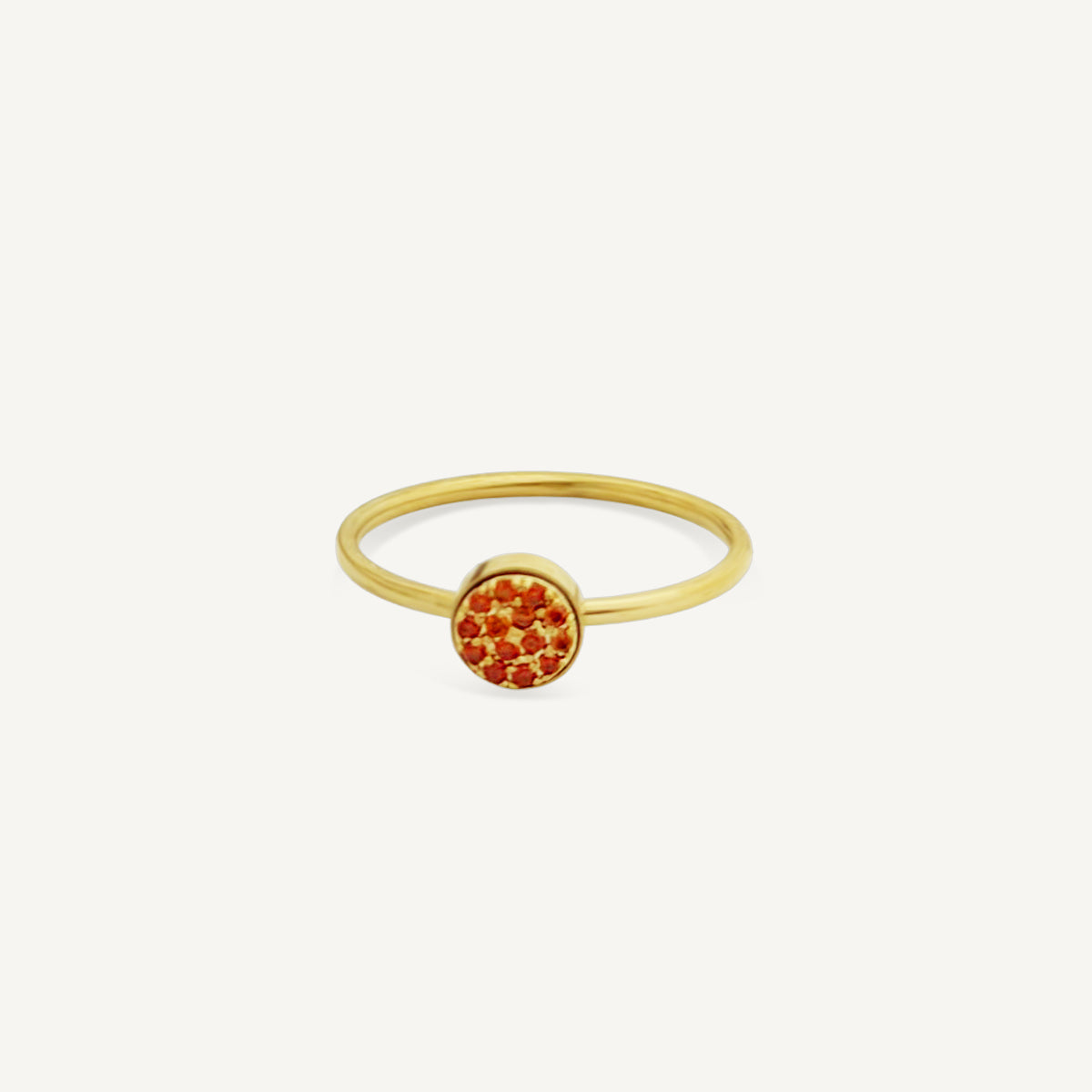 The Good Karma Pave Birthstone Ring