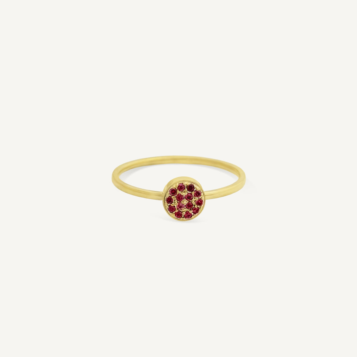 The Good Karma Pave Birthstone Ring