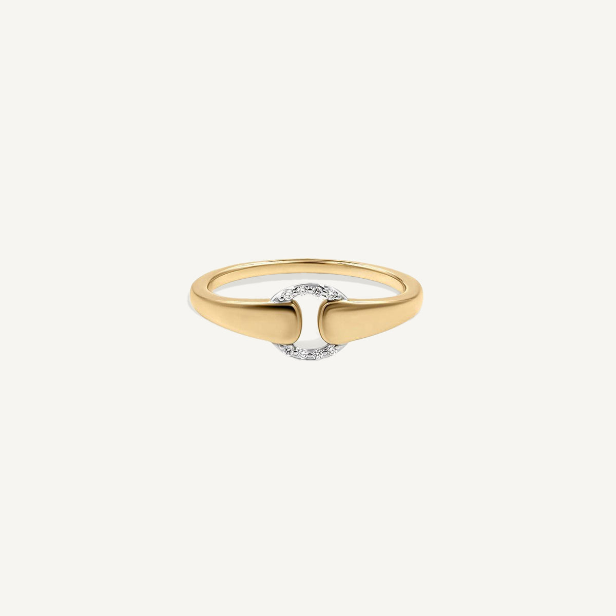 The Two-Tone Good Karma Ring