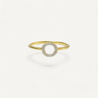 The Pave Good Karma Ring