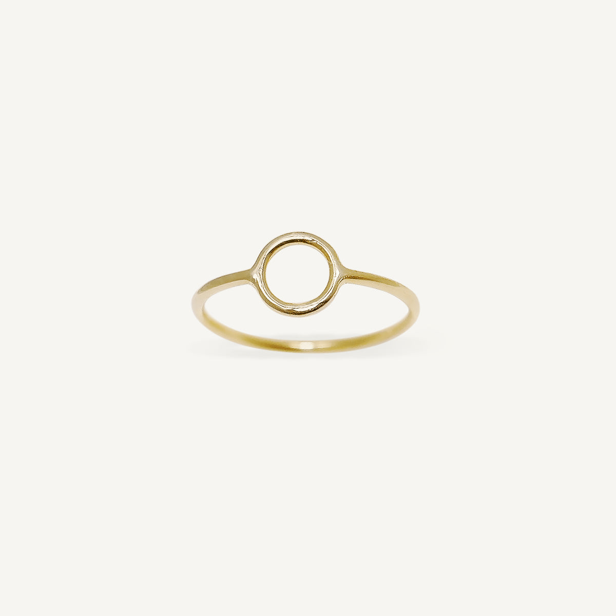 The Good Karma Ring in Solid Gold