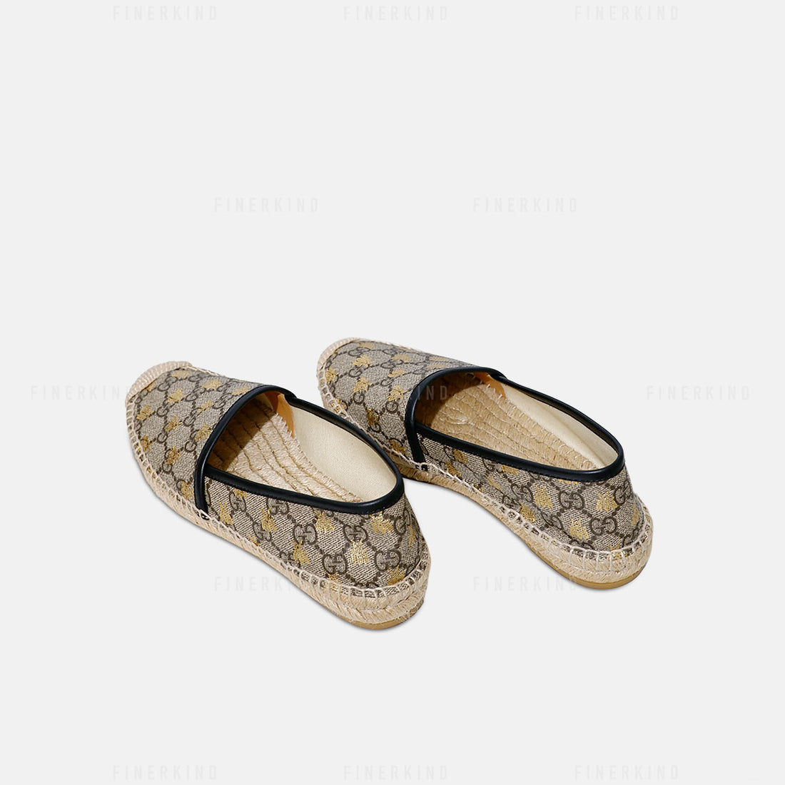 Gucci  GG Supreme Bee Espadrilles Size 35