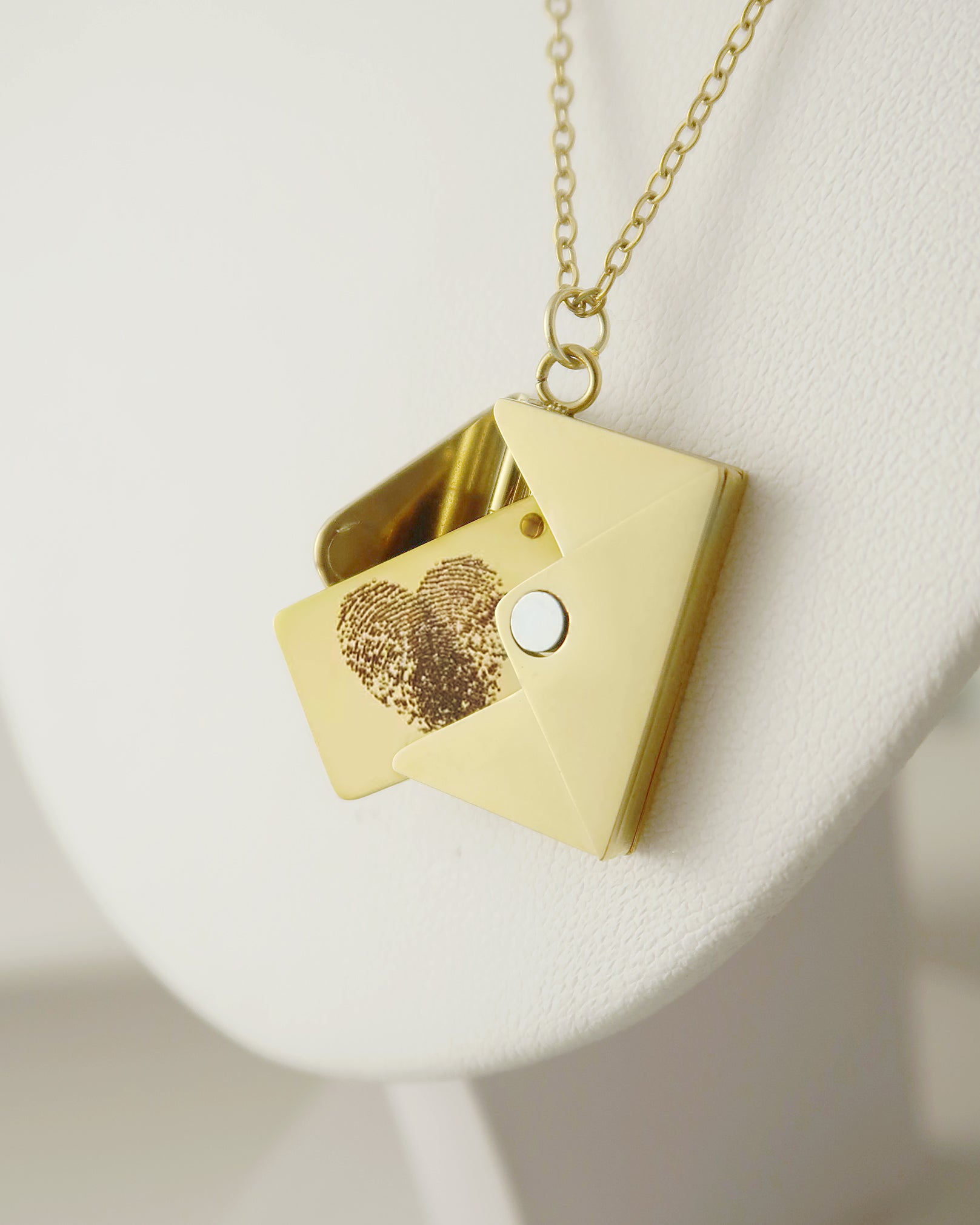 The Amore Envelope Photo Necklace