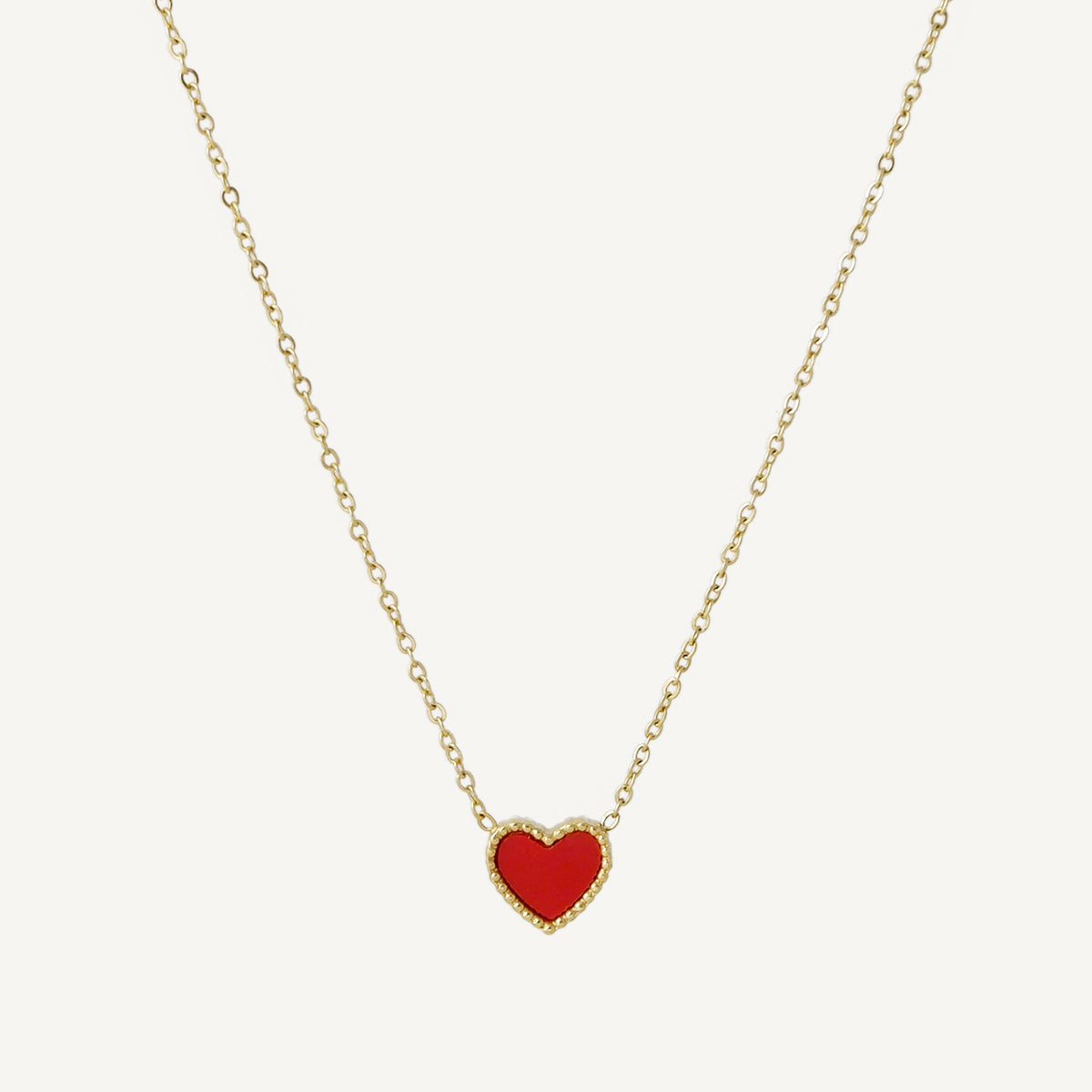 The Color Play Heart Necklace