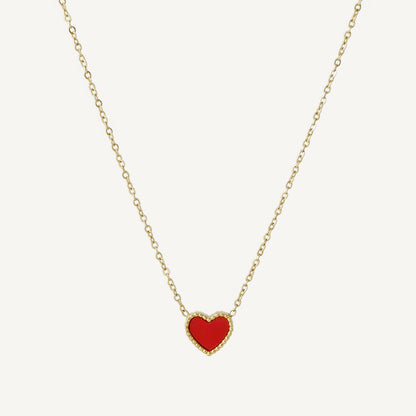 The Color Play Heart Necklace