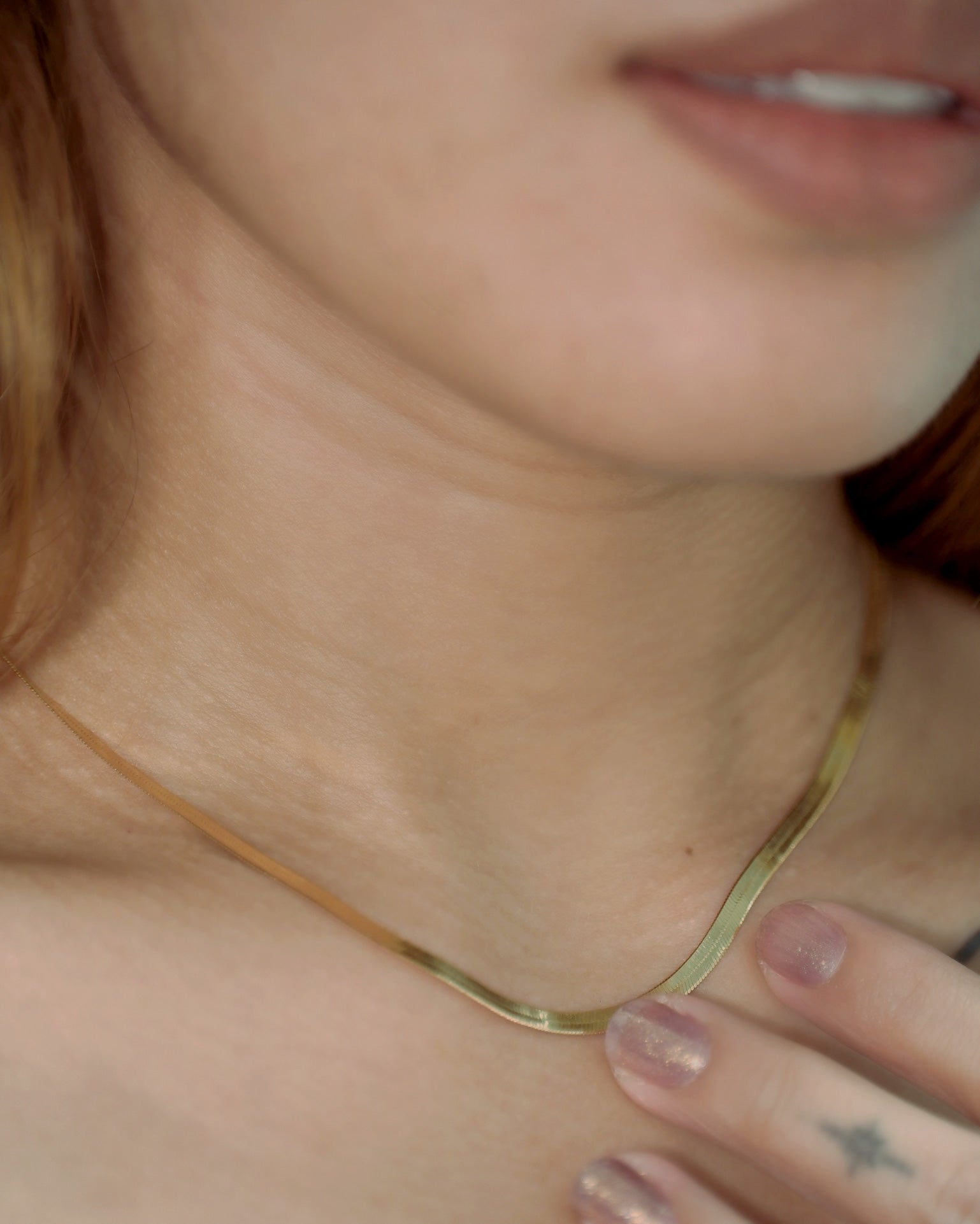 The Harper Necklace in Solid Gold