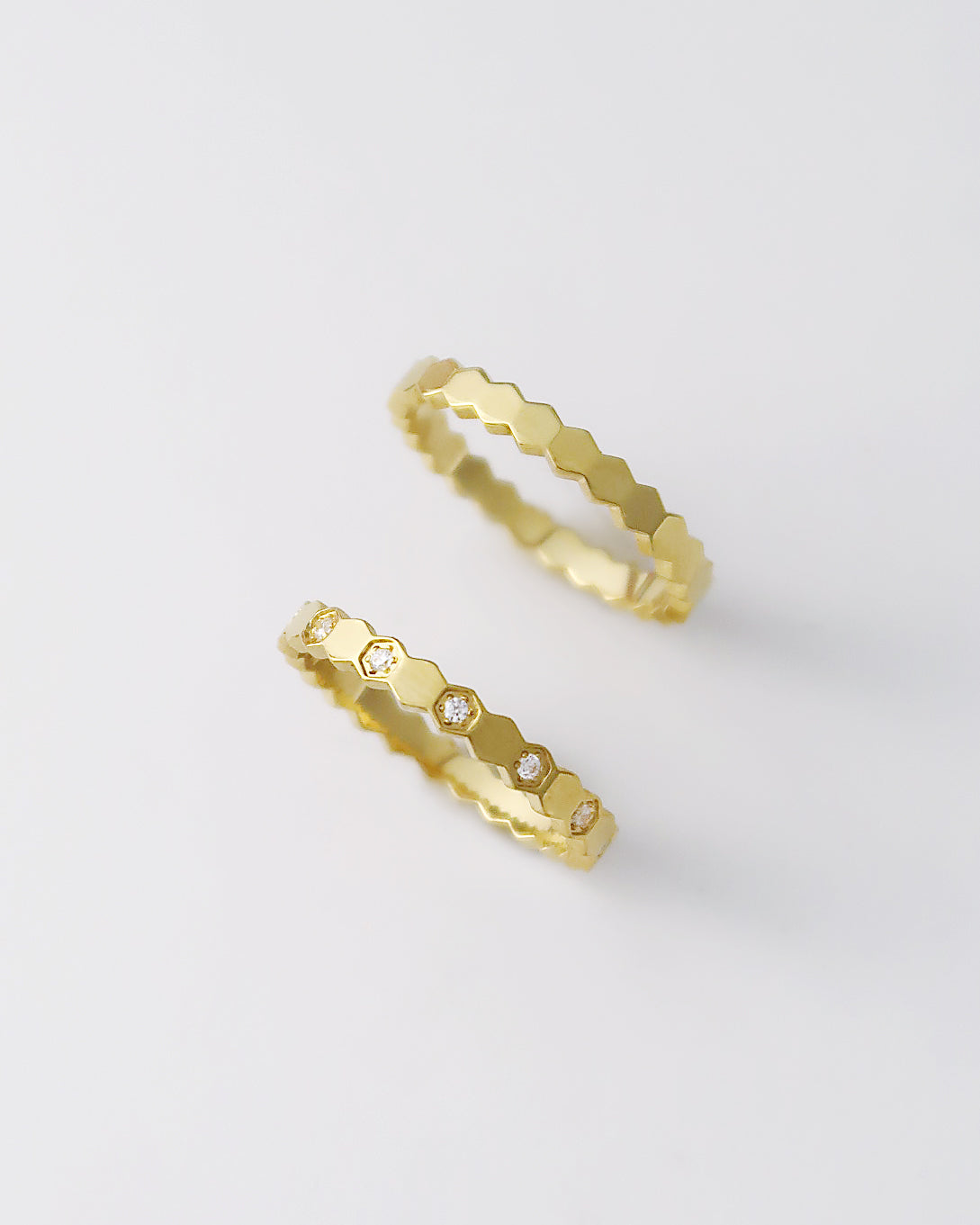 The Honeycomb Pave Ring