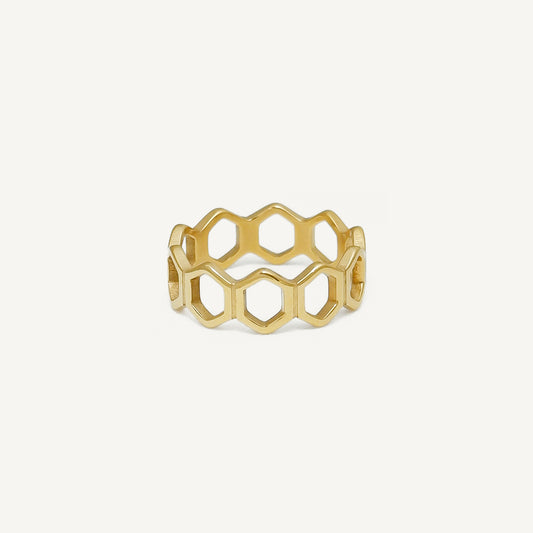 The Honeycomb Line Ring